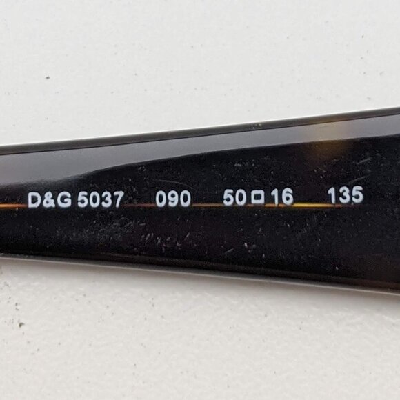 🕶️Dolce&Gabbana D&G5037 090 Eyeglasses 50/16 135 /KAB127🕶️ - Picture 3 of 6